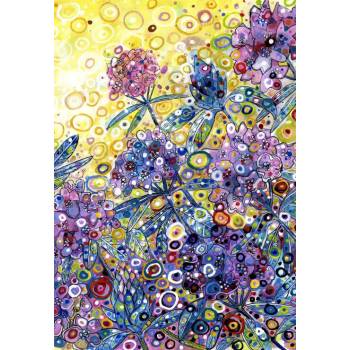 Grafika - Puzzle Sally Rich: Rhododendron - 1 000 piese