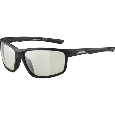 Alpina Слънчеви очила Alpina Defey Mirror Cat 1 Cycling glasses - Black Matt / Clear Mirror - размер One Size (205-2229-0111)