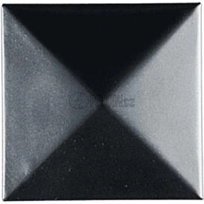 Ocelová čtvercová krytka na sloupek 20 x 20 mm