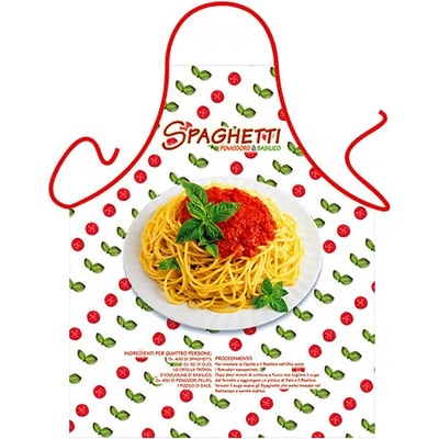 Itati zástera so špagetami a bazalkou