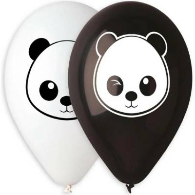 Balónky s potiskem 5ks OBYČ. Panda