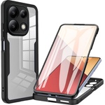 Techsuit Калъф за Xiaomi Redmi Note 13 Pro 4G / Poco M6 Pro 4G 4G + калъф - ColorVerse 360 Series - черен
