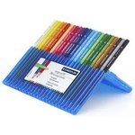 STAEDTLER Цветни моливи Egrosoft 157 в PVC кутия 24 цвята