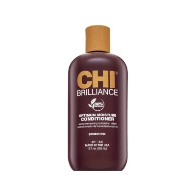 CHI Deep Brilliance Olive & Monoi Optimum Moisture Conditioner Балсам за хидратиране на косата 355 ml