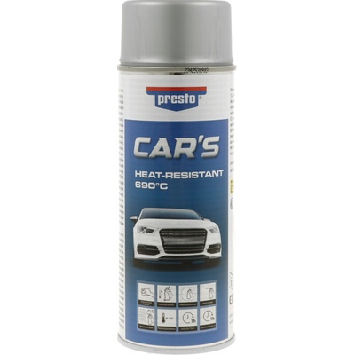 Presto Cars žiaruvzdorný sprej 400 ml strieborný