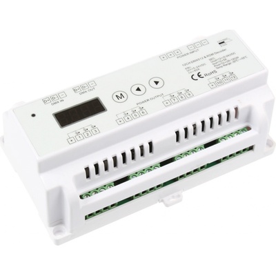 T-led - DMX dimLED dekodér 12CH DIN Varianta: DMX dimLED dekodér 12CH DIN