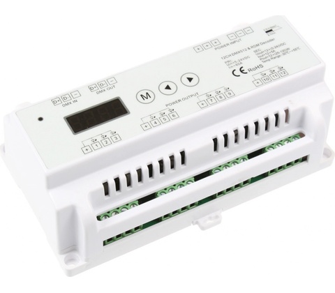 DMX dimLED dekodér 12CH DIN