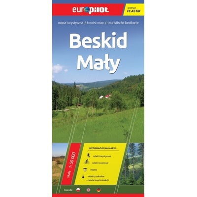 Mapa turystyczna laminowana. Beskid Mały. Skala 1 : 50 000. Europilot