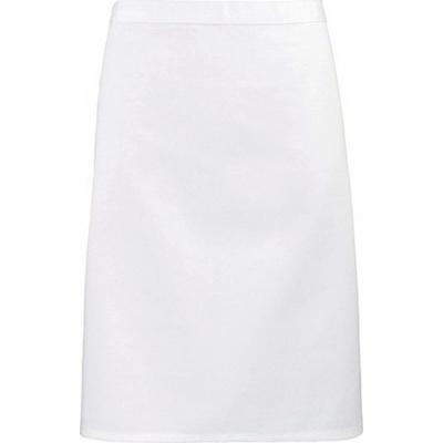 Premier Workwear Pracovní zástěra středně dlouhá PR151 White 70x50cm