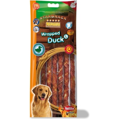 Nobby StarSnack Barbecue Wrapped Duck Large tyčinky 25 cm / 128 g