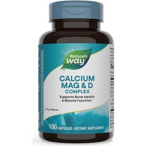 Nature's Way Calcium Magnesium & D/ Калций с Магнезий и Витамин D х 100 капсули Nature’s Way (41420)