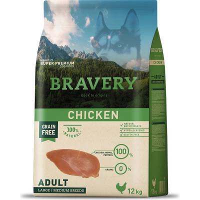 Bravery Adult large & medium Chicken 12 kg