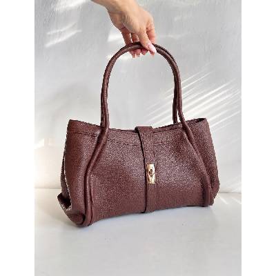 Hnedá kabelka na rameno 2v1 s crossbody Najkrajšiekabelky.sk