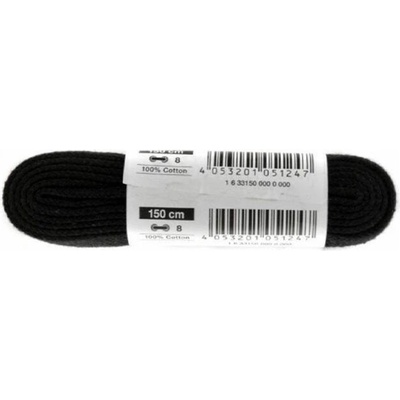 Bama Flat Laces Black 150cm