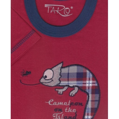 Taro detské pyžamo 392 Chameleón červená