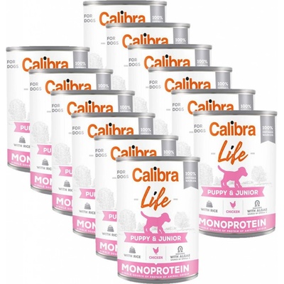 Calibra Dog Life Puppy&Junior Chicken & Rice 400 g
