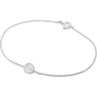 Eppi Platinový náramok s bielym topásom Rollie BR41326