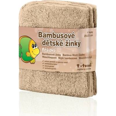 T-tomi žínky koupací bambusové, beige