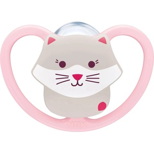 Nuk Силиконова залъгалка NUK Perfect Match Air - 6-18 м, Коте (10176342) - ozone