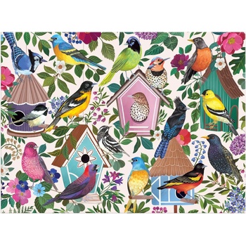 Galison - Puzzle Birdhouse Lane - 1 000 piese