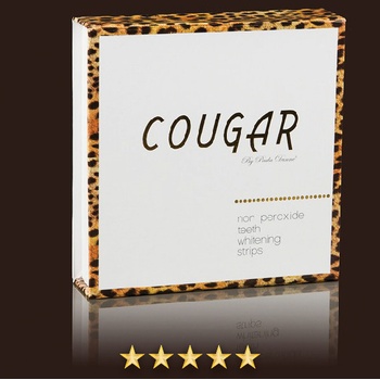 Cougar DeLuxe Pro-Whitening bieliace pásiky na zuby 14 ks