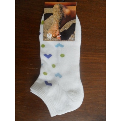 Novia 035 dámské ponožky kotníčkové bílé