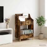 vidaXL Медийни рафтове Опушен дъб 70, 5 x 46 x 112 см (8012902)