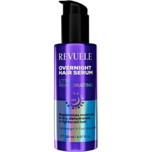 Revuele Overnight Hair Serum Ultra Rehydrating, нощен хидратиращ серум за коса без отмиване, 150 ml