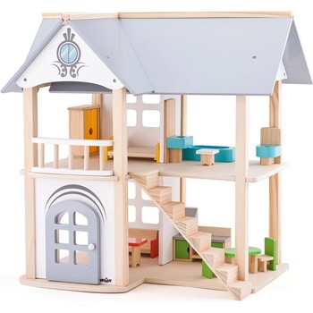 Woodyland Дървена къща за кукли Woodyland - Vila Isabelle, с обзавеждане (91872)