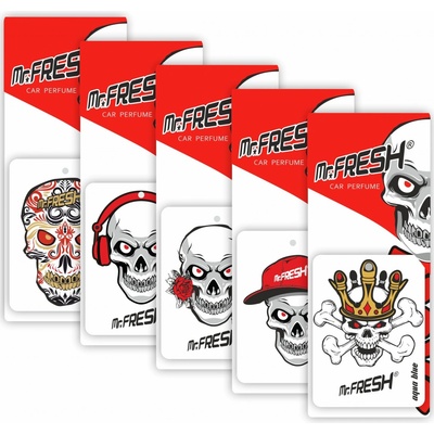 Mr. Fresh SKULL AQUA BLUE 5 ks