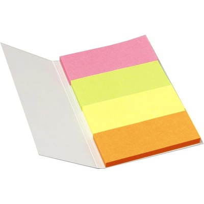 INFO NOTES Лепящи индекси Info Notes 20х50mm 4х40л. Пастел (1302021-45-5670-39)