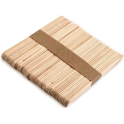 Dřevěné špachtle na míchání 50 ks Velikost: 0,9 x 11 cm – Zboží Dáma