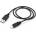 Hama Кабел hama usb-a мъжко - usb-c мъжко, 0.75 м, Черен - 54461 (hama-54461)