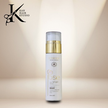 Нощен крем за лице с розово масло