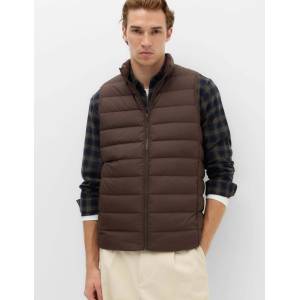 Marks & Spencer Лека жилетка с пълнител от пух и микропух Marks & Spencer кафява Marks & Spencer | Kafyav | МЪЖЕ | S REG