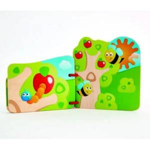 Hape - Дървена книжка