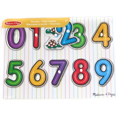 Melissa & Doug puzzle s úchytmi Číslice