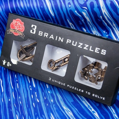 Sada 3 hádanky Alloy Puzzles