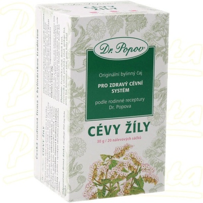 Dr.Popov Čaj Cévy žíly 20 x 1,5 g