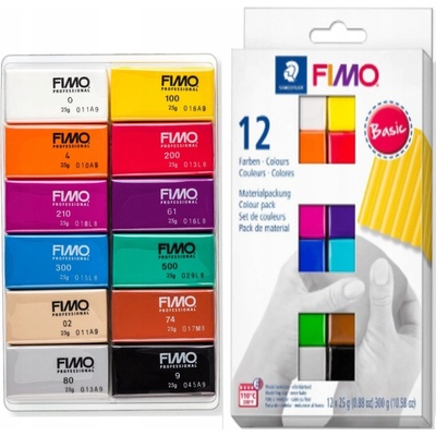 FIMO soft sada Basic 12 barev – Zbozi.Blesk.cz