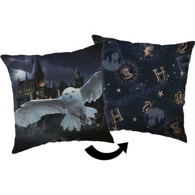 Jerry Fabrics Vankúš Harry Potter Hogwarts 40x40