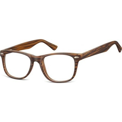 Brýle bez dioptrii wayfarer Timber - hnědé Olympic eyewear SUNCP134G