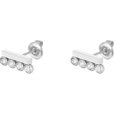 Ornamenti náušnice Pearl Dots silver OOR300154