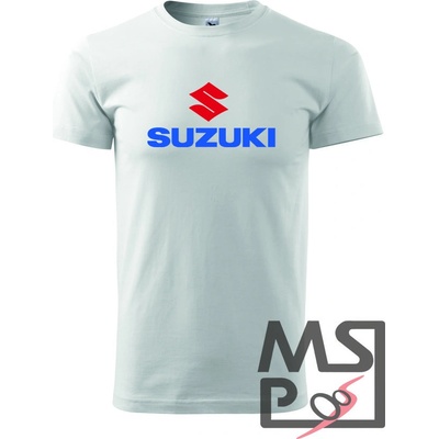 Pánske tričko Suzuki 4 biele