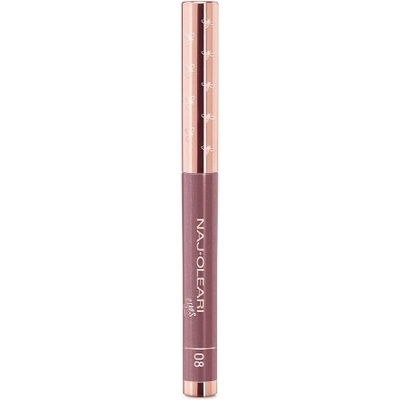 Naj-Oleari Absolute Stay Eyeshadow dlouhotrvající oční stíny v tyčince 08 pearly burgundy 1,64 g