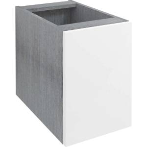 SAPHO Wave - Долен шкаф 30x45x48 см, P/L, бял/сребрист дъб WA030-3011 (WA030-3011)