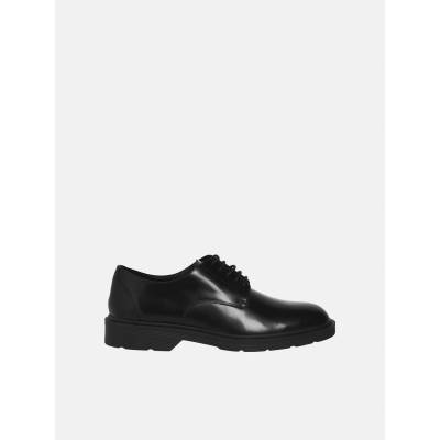 Jack and Jones Мъжки обувки Jack and Jones Dax Leather Dress Shoes Mens - Anthracite