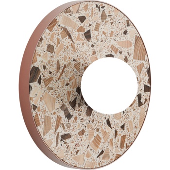 Kaspa Legra аплик кръгъл, теракота (21418115)