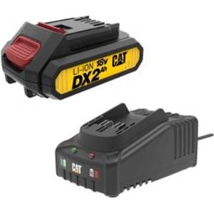 Cat powertools Комплект батерия 2 Ah и зарядно CAT DXK94, 18 V