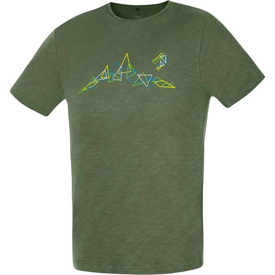 Direct Alpine tričko Bosco khaki triangles